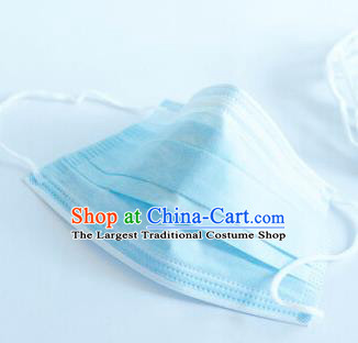 Personal to Avoid Coronavirus Blue Protective Respirator Disposable Mask Surgical Masks Medical Masks 50 items