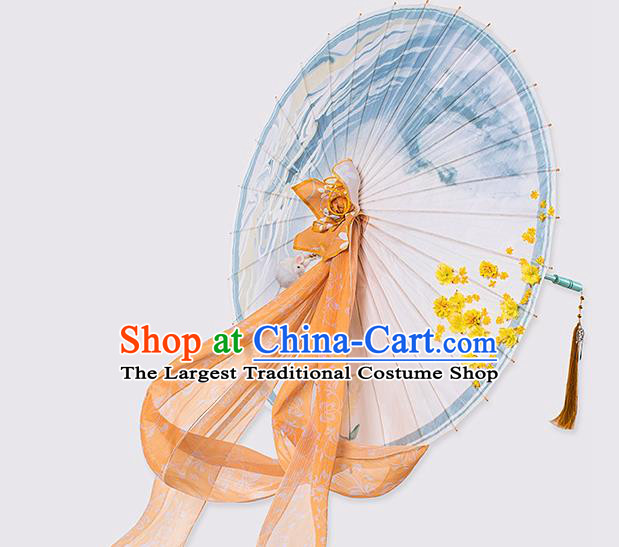 Chinese Traditional Hanfu Umbrella Ancient Princess Paper Umbrella for Women