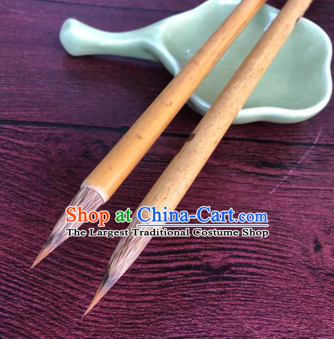 Traditional Chinese Calligraphy Water Badger Hair Brush Handmade The Four Treasures of Study Writing Brush Pen