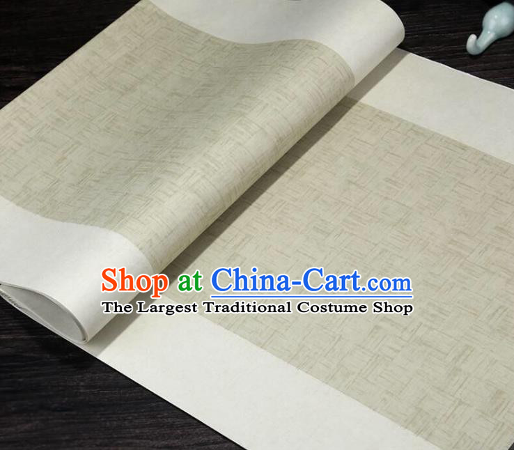 Chinese Traditional Pattern Calligraphy Light Green Art Paper Handmade Couplet Writing Xuan Paper