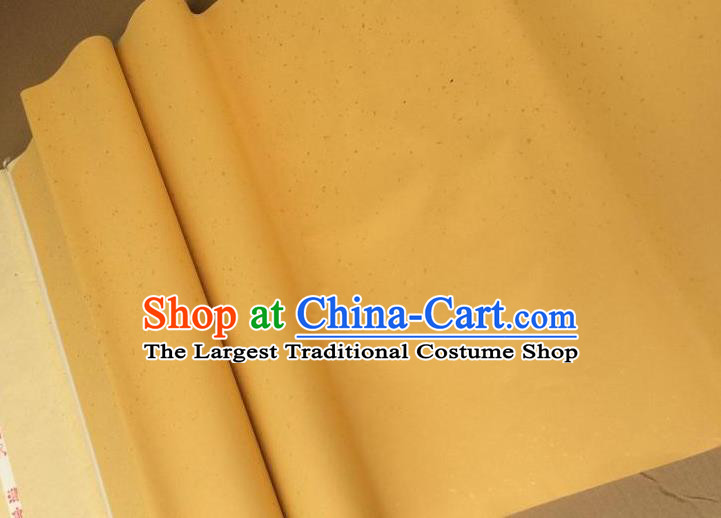 Chinese Traditional Calligraphy Yellow Xuan Paper Handmade The Four Treasures of Study Writing Art Paper