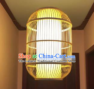 Chinese Traditional Bamboo Weaving Palace Lanterns Handmade Hanging Lantern Lamp