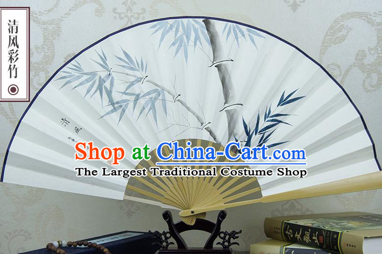 Traditional Chinese Hand Painting Bamboo Paper Fan China Accordion Folding Fan Oriental Fan