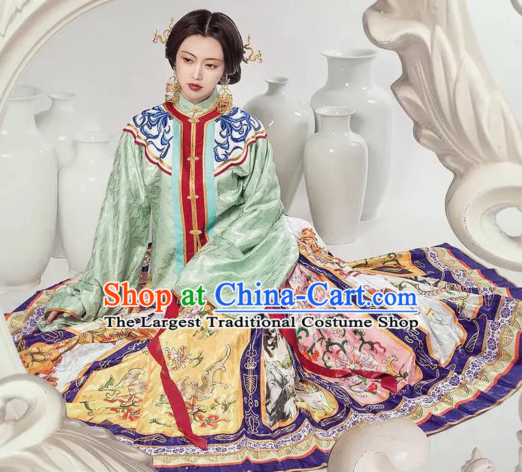 Chinese Dance National Treasure Ming Dynasty Hanfu Dress Traditional Classical Dance Stage Performance Costume for Women