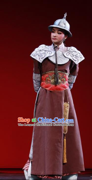 Chinese Yue Opera Crown Prince Costumes and Headwear Bu Bu Jing Xin Shaoxing Opera Qing Dynasty Young Male Garment Apparels