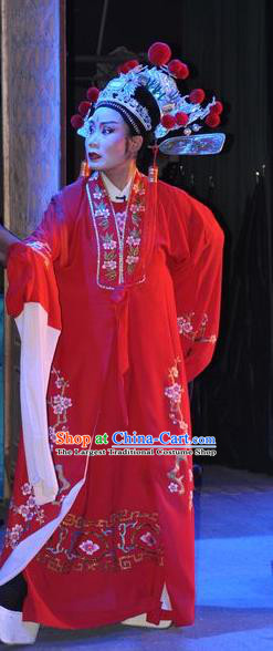 Tian Dao Zheng Yi Chinese Yue Opera Xiaosheng Chen Shimei Costumes and Hat Shaoxing Opera Young Man Number One Scholar Garment Apparels