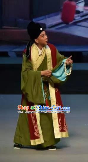 The Beautiful Courtesan Chinese Ping Opera Young Man Costumes and Headwear Pingju Opera Merchant Sun Fu Apparels Clothing