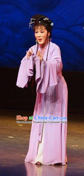 Chinese Sichuan Opera Actress Li Huiniang Red Plum Garment