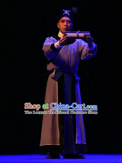 Qing Tian Dao Chinese Peking Opera Figurant Garment Costumes and Headwear Beijing Opera Takefu Apparels Soldier Clothing