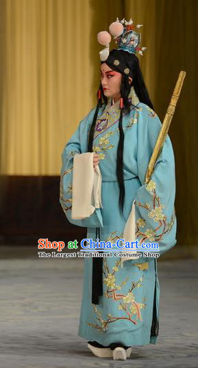 He Hou Ma Dian Chinese Peking Opera Wa Wa Sheng Garment Costumes and Headwear Beijing Opera Young Boy Apparels Prince Defang Clothing