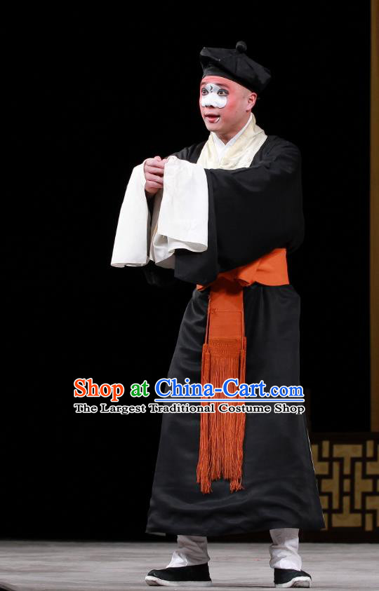 Sang Yuan Ji Zi Chinese Peking Opera Figurant Garment Costumes and Headwear Beijing Opera Servant Apparels Clothing