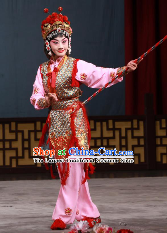 Chinese Beijing Opera Fairy Garment The Eight Immortals Crossing the Sea Costumes and Hair Accessories Traditional Peking Opera Actress Dress Apparels