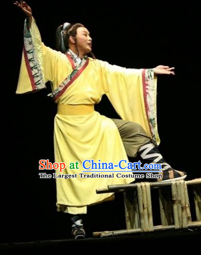 Yu Hai Kuang Chao Chinese Sichuan Opera Young Male Apparels Costumes and Headpieces Peking Opera Xiaosheng Garment Niche Clothing