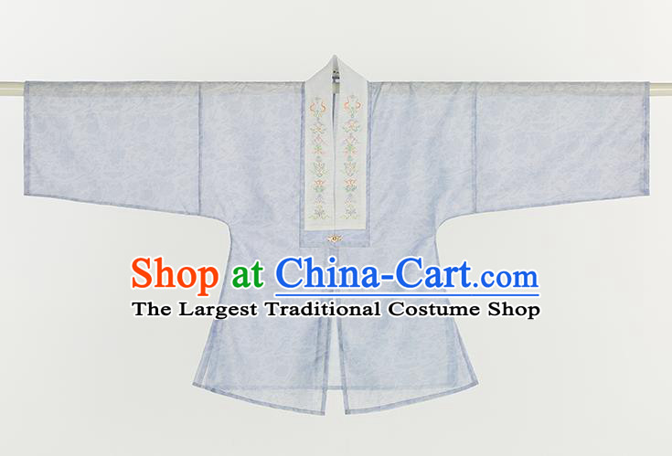 Chinese Ancient Civilian Woman Garment Hanfu Dress Traditional Ming Dynasty Village Girl Historical Costumes Complete Set