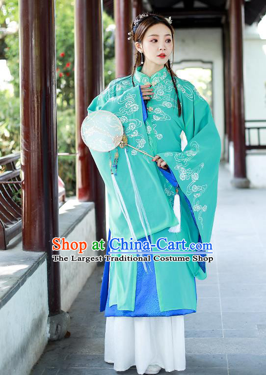 Chinese Ming Dynasty Female Swordsman Historical Costumes Traditional Apparels Ancient Drama Heroine Hanfu Dress Complete Set