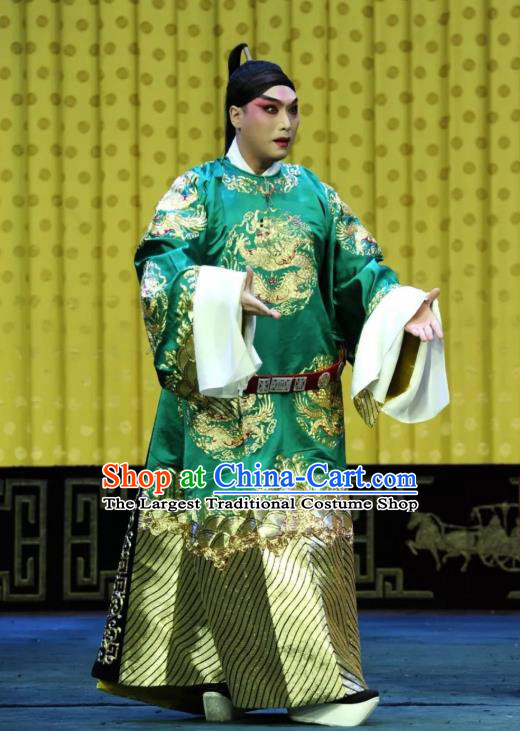 Sacrifice Zhao Shi Gu Er Chinese Peking Opera Xiaosheng Garment Costumes and Headwear Beijing Opera Young Male Zhao Shuo Apparels Clothing