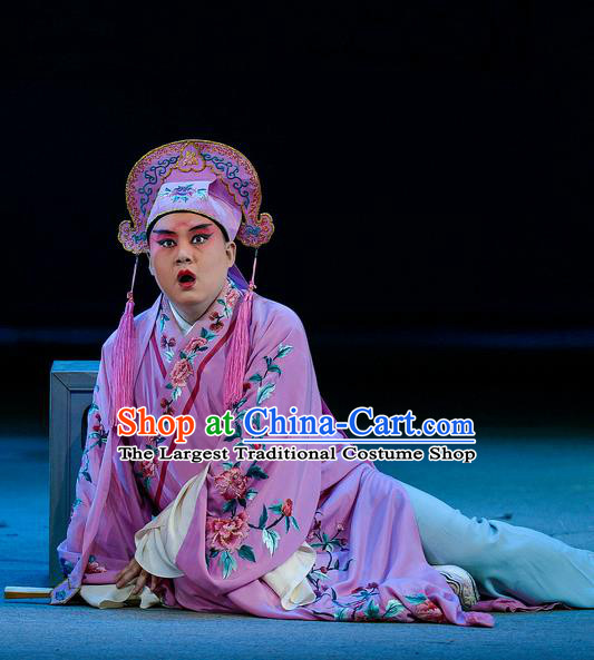 Jin Lian Chinese Hubei Hanchu Opera Childe Ximen Qing Apparels Costumes and Headpieces Traditional Han Opera Young Male Garment Merchant Clothing