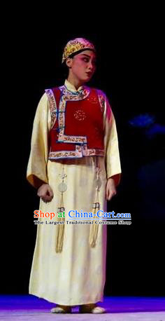Prince Rui and Concubine Zhuang Chinese Guangdong Opera Xiaosheng Apparels Costumes and Headpieces Traditional Cantonese Opera Garment Qing Dynasty Young Male Clothing