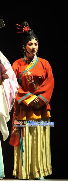 Chinese Sichuan Opera Highlights Village Woman Garment Costumes and Headdress Cao Min Song Shijie Traditional Peking Opera Civilian Female Dress Apparels