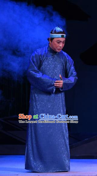 The Sound of Bell Chinese Sichuan Opera Childe Apparels Costumes and Headpieces Peking Opera Highlights Garment Young Male Li Tiankai Clothing