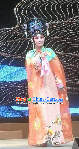 Chinese Sichuan Highlights Opera Actress Garment Costumes and Headdress Cang Sheng Zai Shang Traditional Peking Opera Hua Tan Dress Princess Apparels