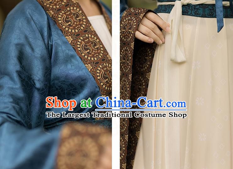 China Ancient Court Maid Hanfu Dress Traditional Southern and Northern Dynasties Palace Lady Historical Clothing Full Set