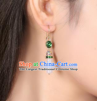Chinese Classical Cloisonne Ear Accessories Traditional Cheongsam Earrings