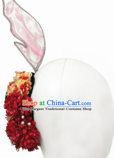 Traditional China Classical Dance Wig Chignon Fan Dance Fish Dance Hair Accessories
