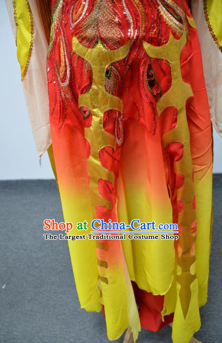 China Opening Dance Stage Performance Outfits Traditional Folk Dance Costume Drum Dance Clothing