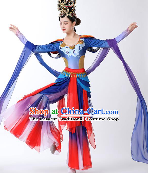 China Classical Dance Clothing Spring Festival Gala Dance Outfits Traditional Flying Apsaras Stage Performance Costume