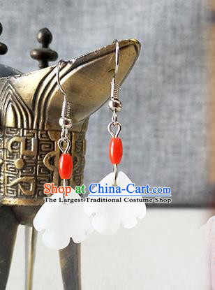 Chinese Classical Song Dynasty Queen Ear Accessories Ancient Imperial Empress Cao Danshu Shell Earrings