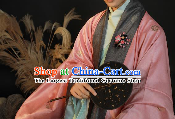 China Ancient Ming Dynasty Taoist Historical Clothing Priest Frock Full Set for Men