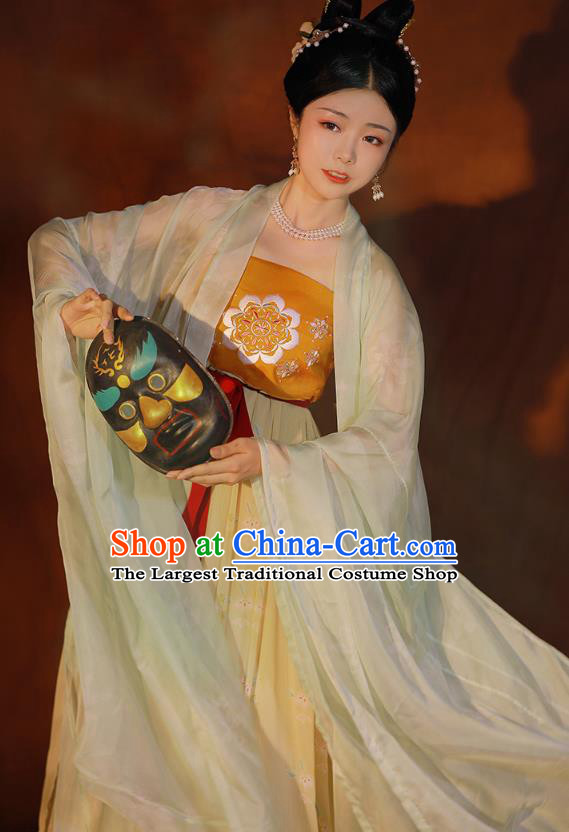 China Ancient Court Infanta Hanfu Dress Clothing Traditional Tang Dynasty Princess Tai Ping Historical Costume