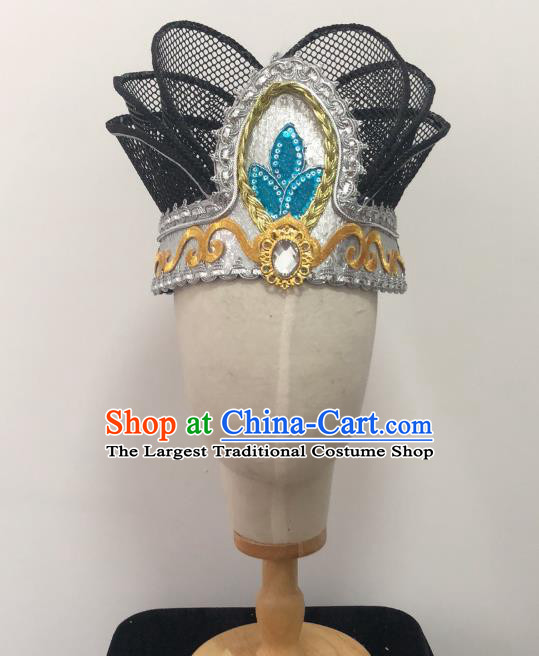 China Traditional Classical Dance Hair Accessories Ancient Scholar Performance Hat