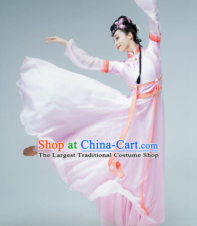 Chinese Classical Dance Pink Dress Palace Fan Dance Beauty Dance Performance Clothing