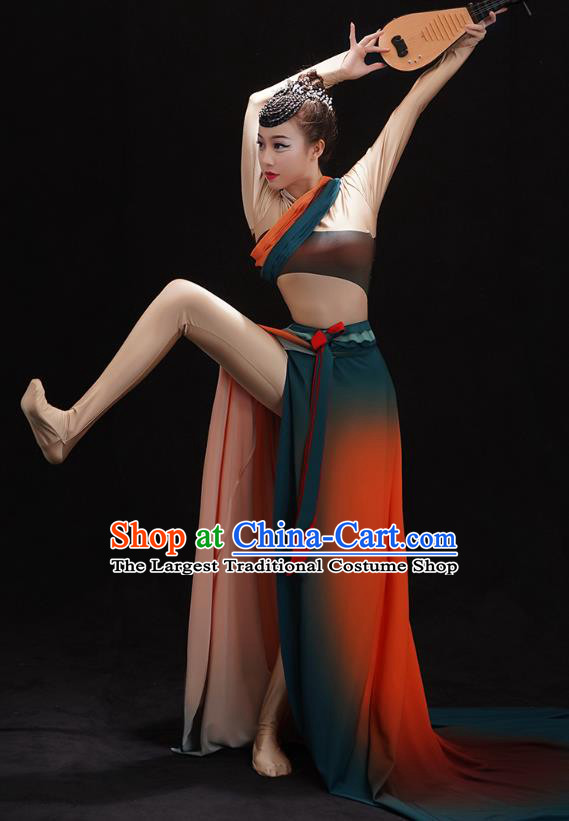 Chinese Classical Dance Clothing Traditional Dunhuang Flying Apsaras Dance Dress Goddess Group Dance Outfits