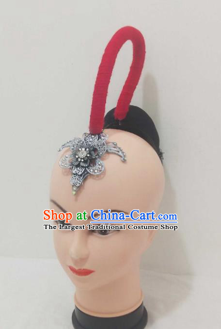 Chinese Traditional Stage Performance Mei Niang Hairpieces Classical Dance Wigs Woman Solo Dance Hair Accessories