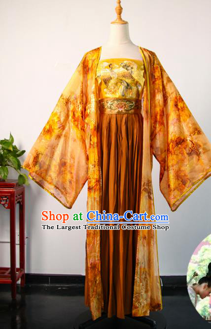 China Ancient Empress Hanfu Dress Tang Dynasty Queen Garments Traditional Drama Young Sherlock Cosplay Wu Meiniang Clothing