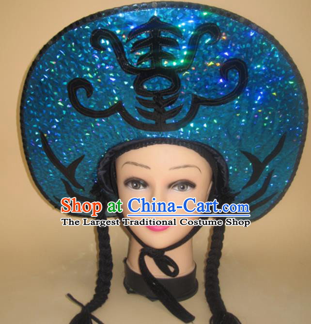 Chinese Flower Drum Opera Liu Hai Cuts Firewood Headpieces Beijing Opera Young Male Headdress Peking Opera Xiaosheng Hat