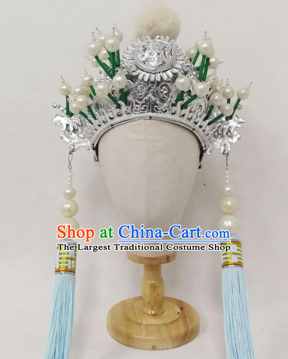 Chinese Yue Opera Eunuch Headdress Opera Racoon for a Prince Guo Huai Hat Traditional Beijing Opera Xiaosheng Hair Accessories