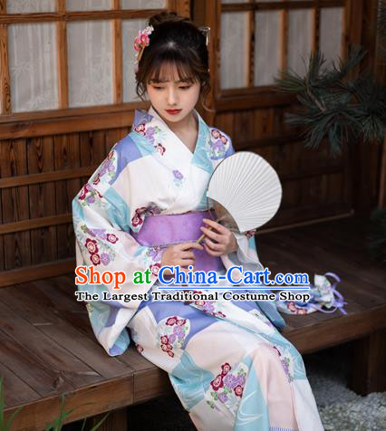 Young lady in japanese