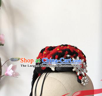 Top China Mongolian Nationality Folk Dance Hairpieces Minority Dance Hair Accessories Mongol Ethnic Festival Headwear