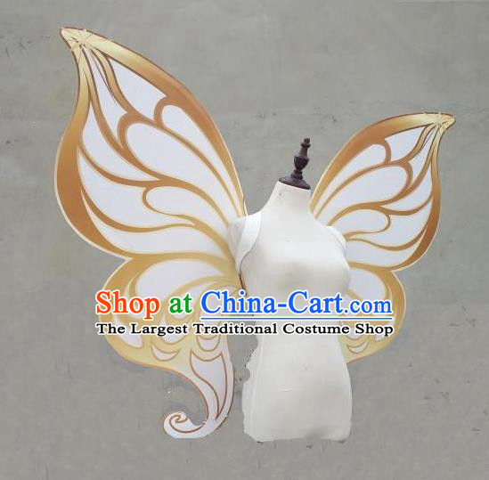 Custom Carnival Parade Accessories Miami Catwalks Back Decorations Cosplay Fancy Ball Props Stage Show Butterfly Wings Halloween Performance Wear