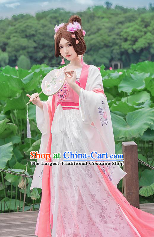 Custom Cosplay Ancient Princess Garment Costumes Cartoon Shi Yi Chang An Li Mingyue Dress Tang Dynasty Palace Lady Clothing