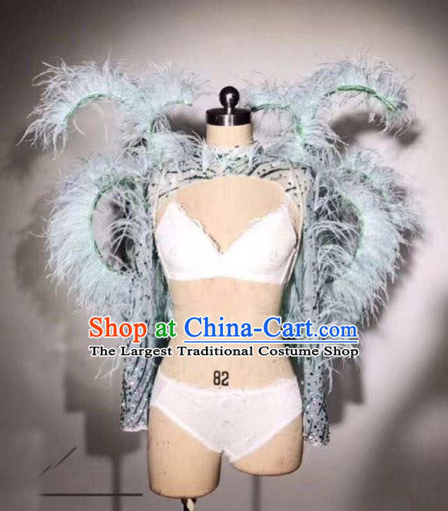 Top Miami Catwalks Accessories Brazil Parade Back Decorations Opening Dance Props Stage Show Butterfly Wings