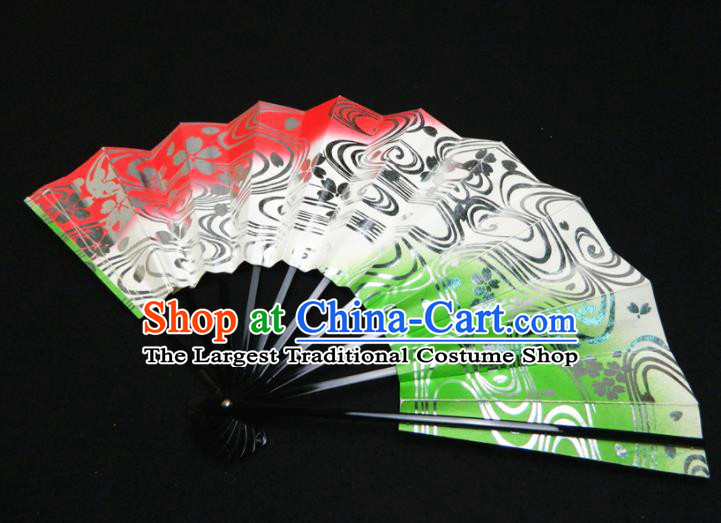 Japan Classical Dance Folding Fan Traditional Printing Sakura Fan Handmade Craft Fans Geisha Performance Accordion