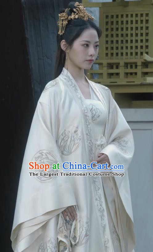 Wuxia TV Series Sword Snow Stride Swordsman Garment Chinese Ancient Princess Dress Clothing Royal Infanta Replica Costumes
