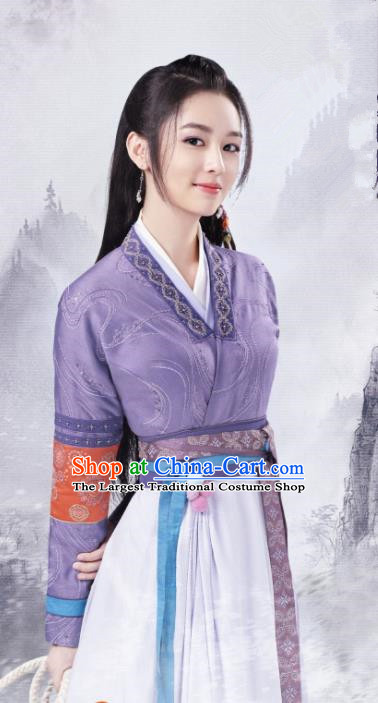 Chinese Ancient Swordswoman Garment Costumes Traditional Wu Xia Series Lively Girl Hanfu Clothing Word Of Honor Gu Xiang Dresses