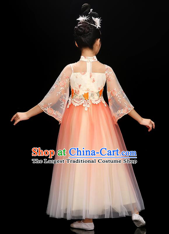 Chinese Classical Dance Dress Traditional Ru Qun Children Dance Clothing Fairy Dance Garment Costume