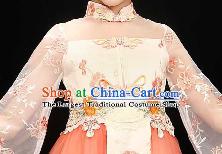 Chinese Classical Dance Dress Traditional Ru Qun Children Dance Clothing Fairy Dance Garment Costume
